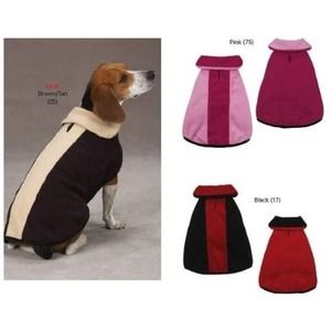 Zack & Zoey Polyester Fleece Dog Jacket,